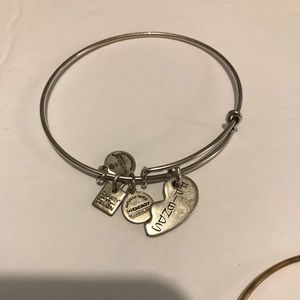 Alex and Ani “friends” silver bracelet